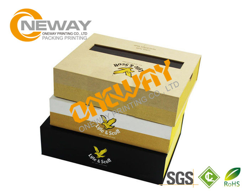 Personalised Gift Box Paper , Custom Printed Paper Empty Gift Boxes