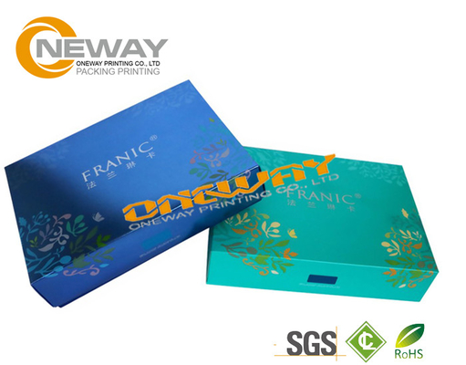 Paper Cosmetic Case Gift Packing Boxes With Lids For Promotional