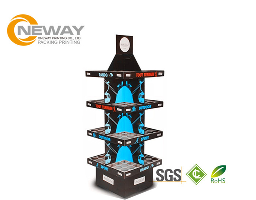 Cardboard Pop Up Display Stands , Necklace Jewelry Stand Cardboard Display Stands