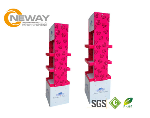 Cardboard Pop Up Display Stands , Necklace Jewelry Stand Cardboard Display Stands