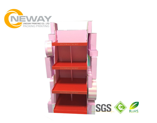 Cardboard Display Stands , Elegant Glossy Printed Cardboard Display Stands for Promotion Trade Show