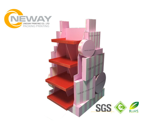 Cardboard Display Stands , Elegant Glossy Printed Cardboard Display Stands for Promotion Trade Show