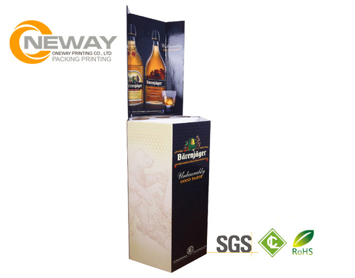 Slap up Cardboard Pallet Display for Wine Champagne in Supermarket Promotion