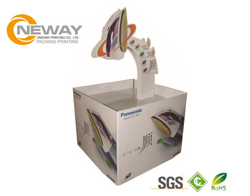 Foldable Corrugated Cardboard Display Stands Pallet Pop Up Grocery Store Displays