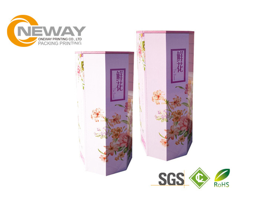 Rectangle Hat Flower Packaging Floral Gift Boxes Custom Design Printed Logo